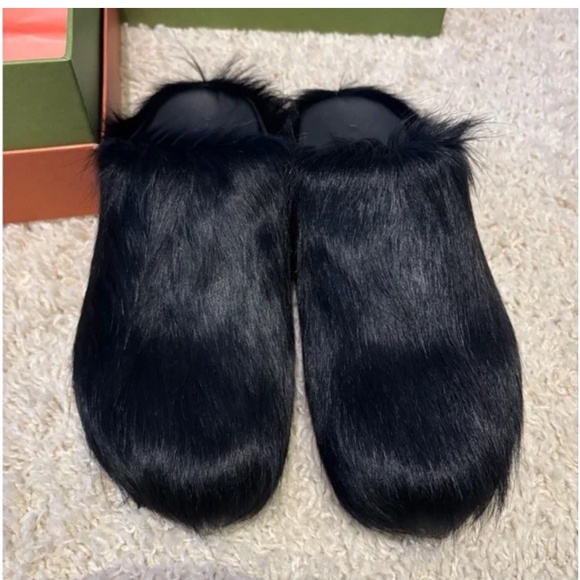 Marni Fur Push Ons / Slippers Excellent Condition Unworn Immediate Shipping - Picture 1 of 4